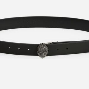 Kurt Geiger Black Belt  with Silver Detail